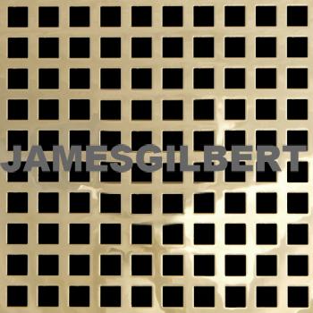 Perforated Square Brass Decorative Grille